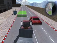 image bg Tractor Driving Garbage collect